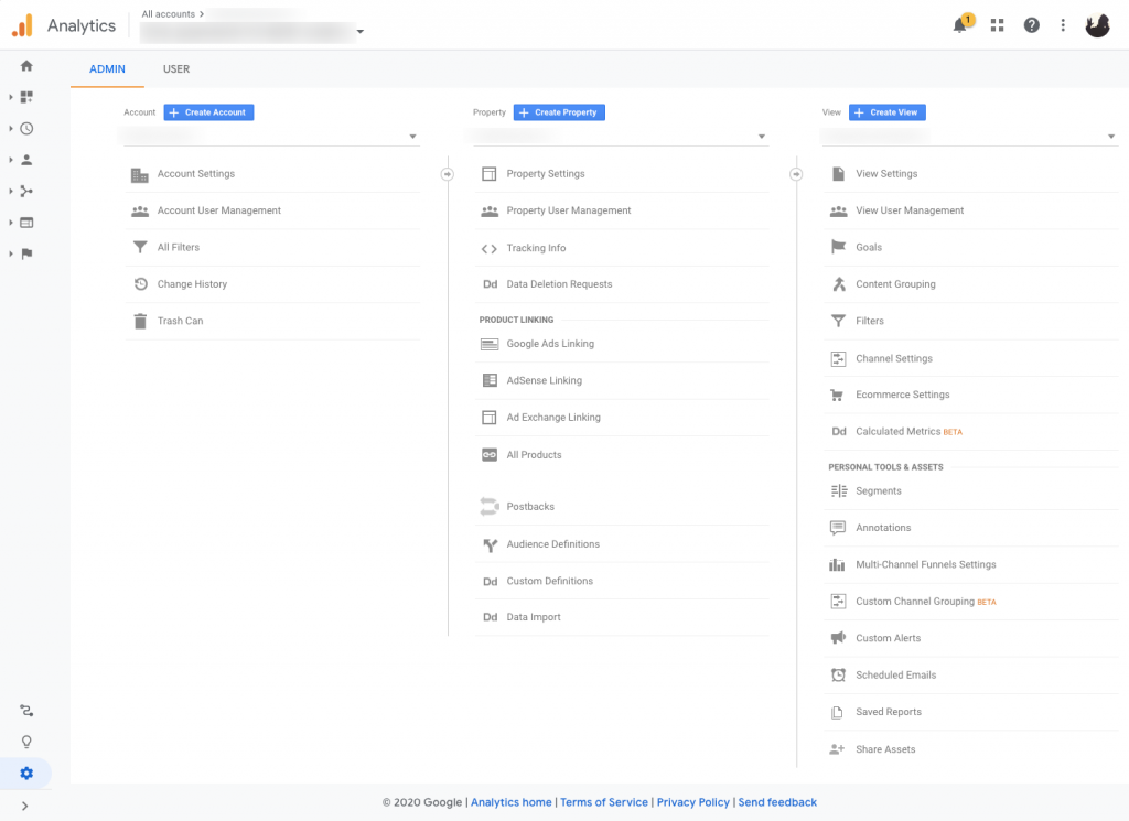 administrateur google analytics