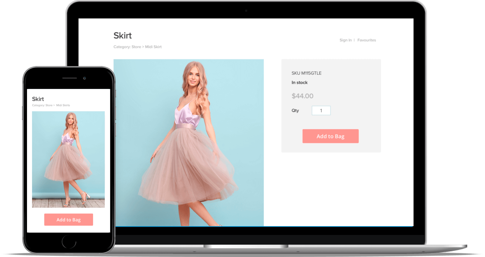 Keep your eye on the fashion trends. Ecwid has your online sales covered.