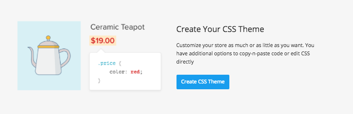 Create custom CSS theme