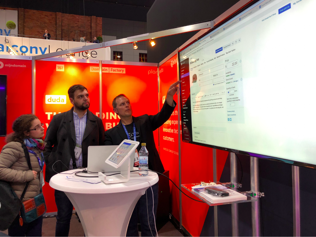 Ecwid presso lo stand Cloudfest