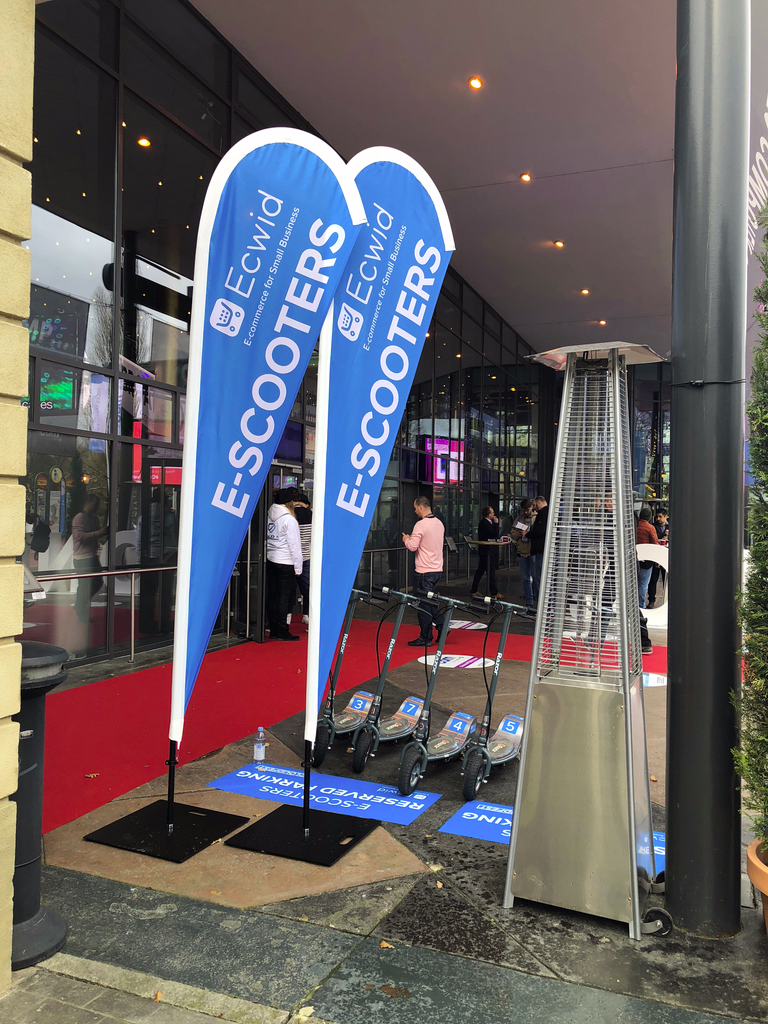 Ecwid a Cloudfest: e-scooter