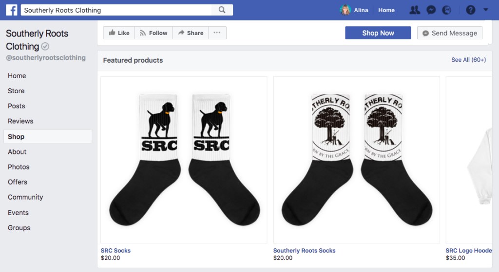 Facebook shop integration by Ecwid helps to make first sale faster