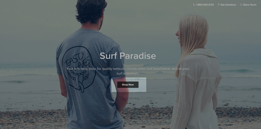 een gratis e-commerce website