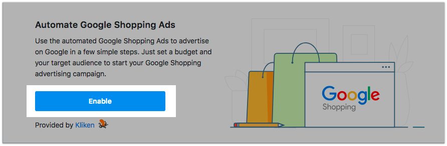 prodotti negozio Lista Ecwid su Google Shopping