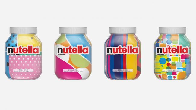 Nutella nuovo 80s di branding