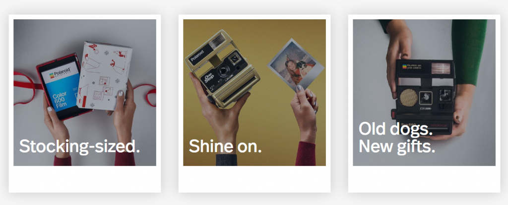 immagini di marketing Polaroid