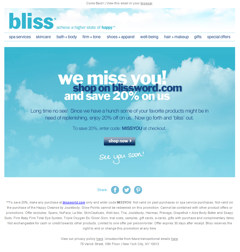e-mail promemoria