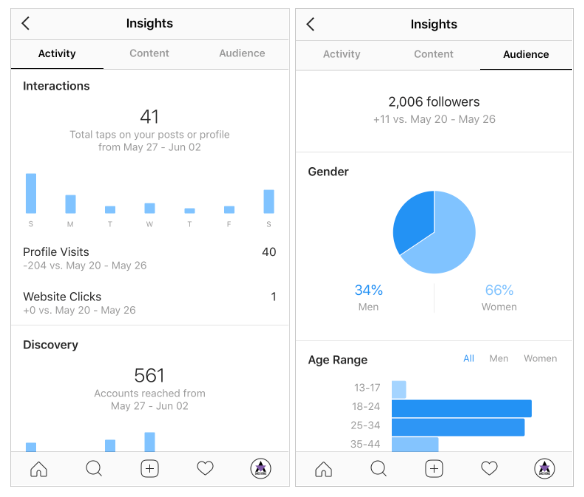 Instagram insights