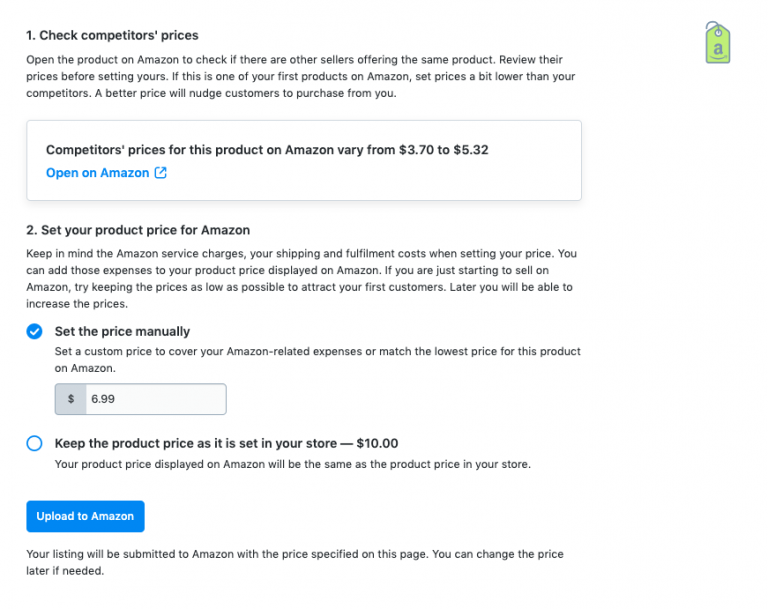 Sell Your Products on Amazon With Ecwid
