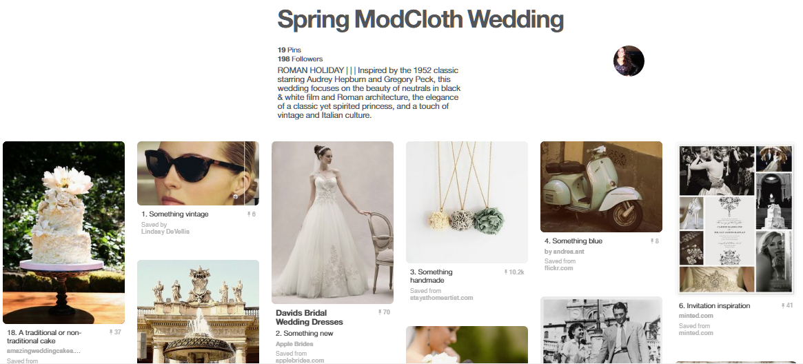 Spring ModCloth Wedding