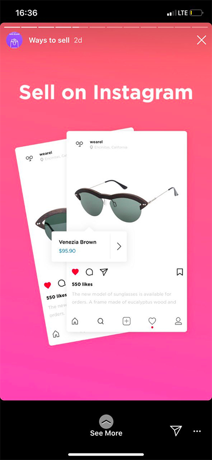 Profilo Instagram di Ecwid