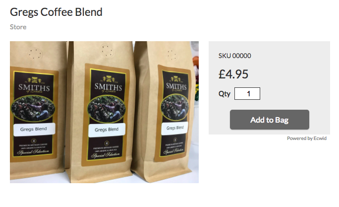 Gregs Kopi toko online